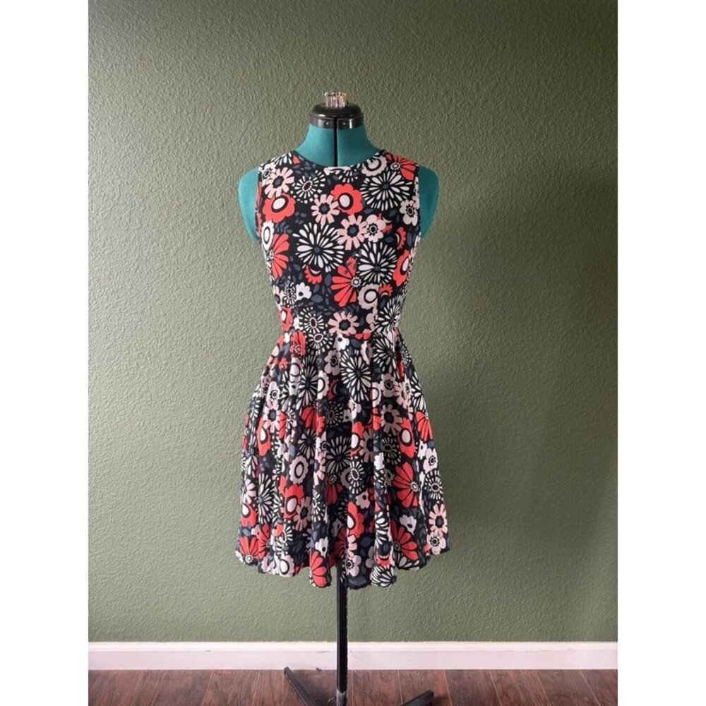 Maison Jules floral fit-and-flare